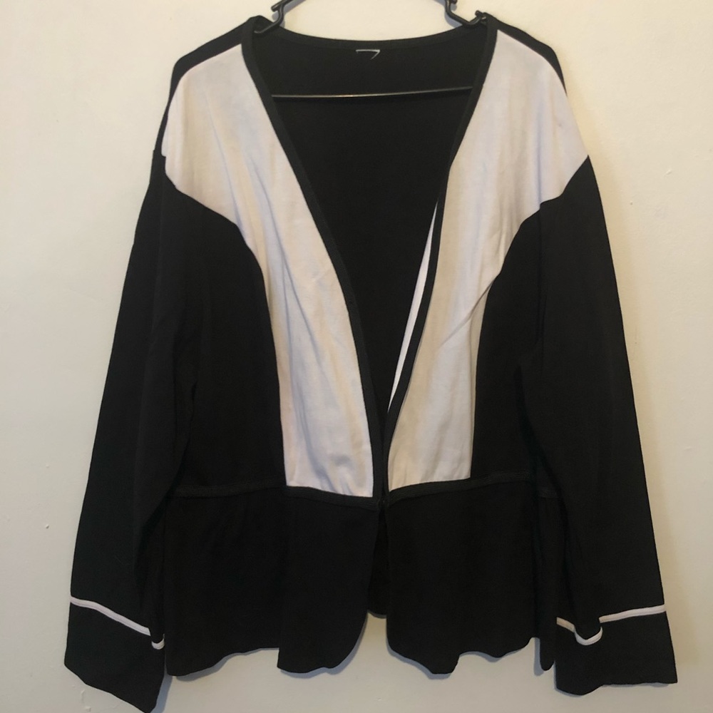 Avon black and white jacket